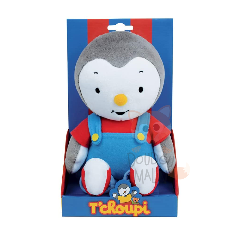  tchoupi the penguin soft toy gift box 30 cm 